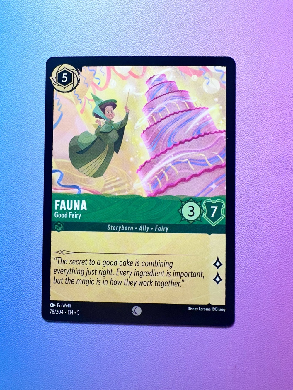 fauna [sleeping beauty] - 78/204 (common) — lorcana: shimmering skies
